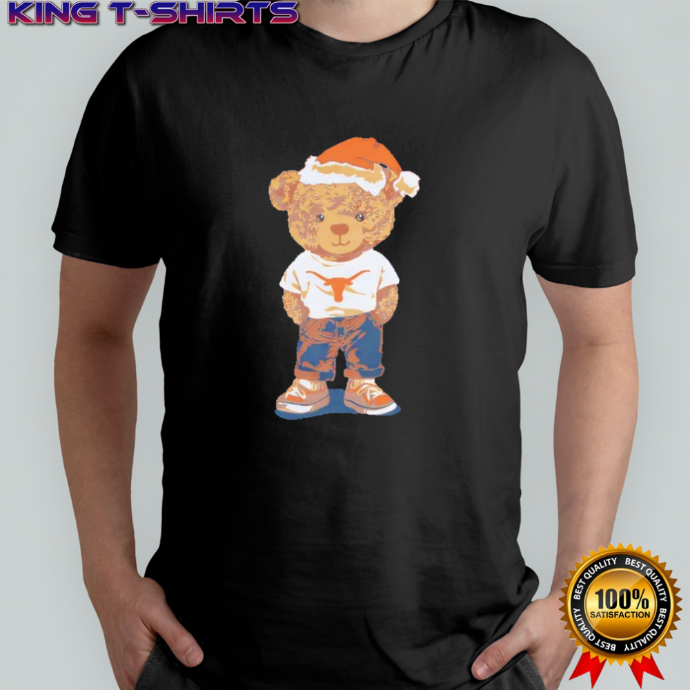 Texas Longhorns Santa Hat Bear Shirt