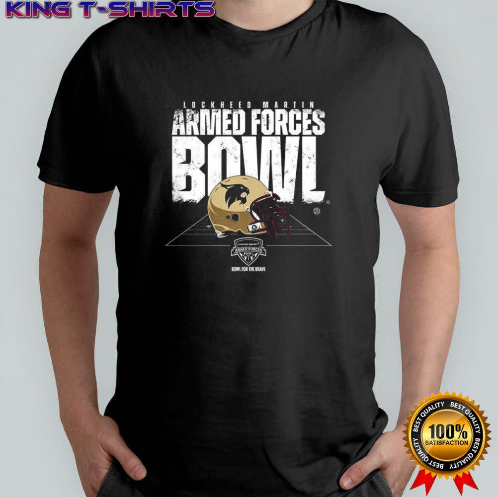 Texas State Bobcats 2025 Lockheed Martin Armed Forces Bowl shirt