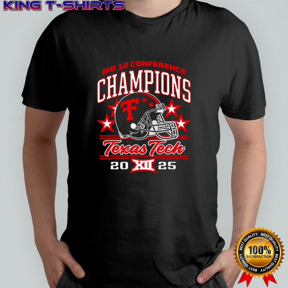 Texas Tech Red Raiders 2025 Big 12 Conference Champions shirt