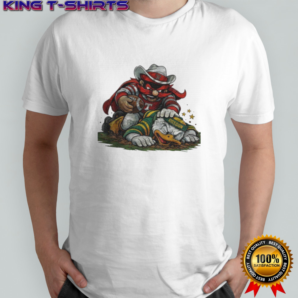 Texas Tech Red Raiders beat Oregon Ducks Playoffs Retro Rivalries Football Artwork shirt