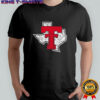 Texas Tech Red Raiders logo and Texas state map shirt