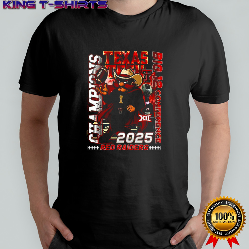Texas Tech Red Raiders mascot Big Ten Confrence Champions 1945 2025 shirt