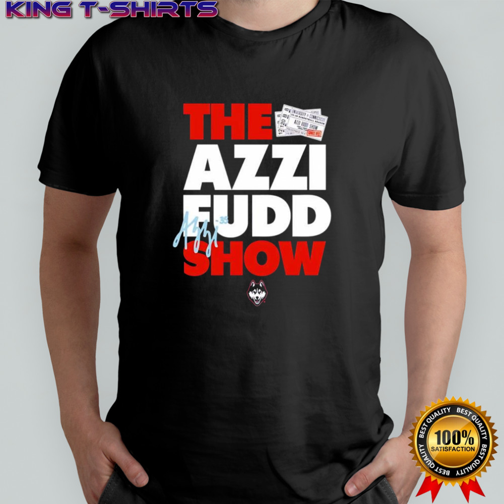 The Azzi Fudd Show UConn Huskies logo shirt