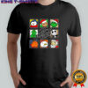 The Christmas bunch Christmas-themed cartoon characters shirt