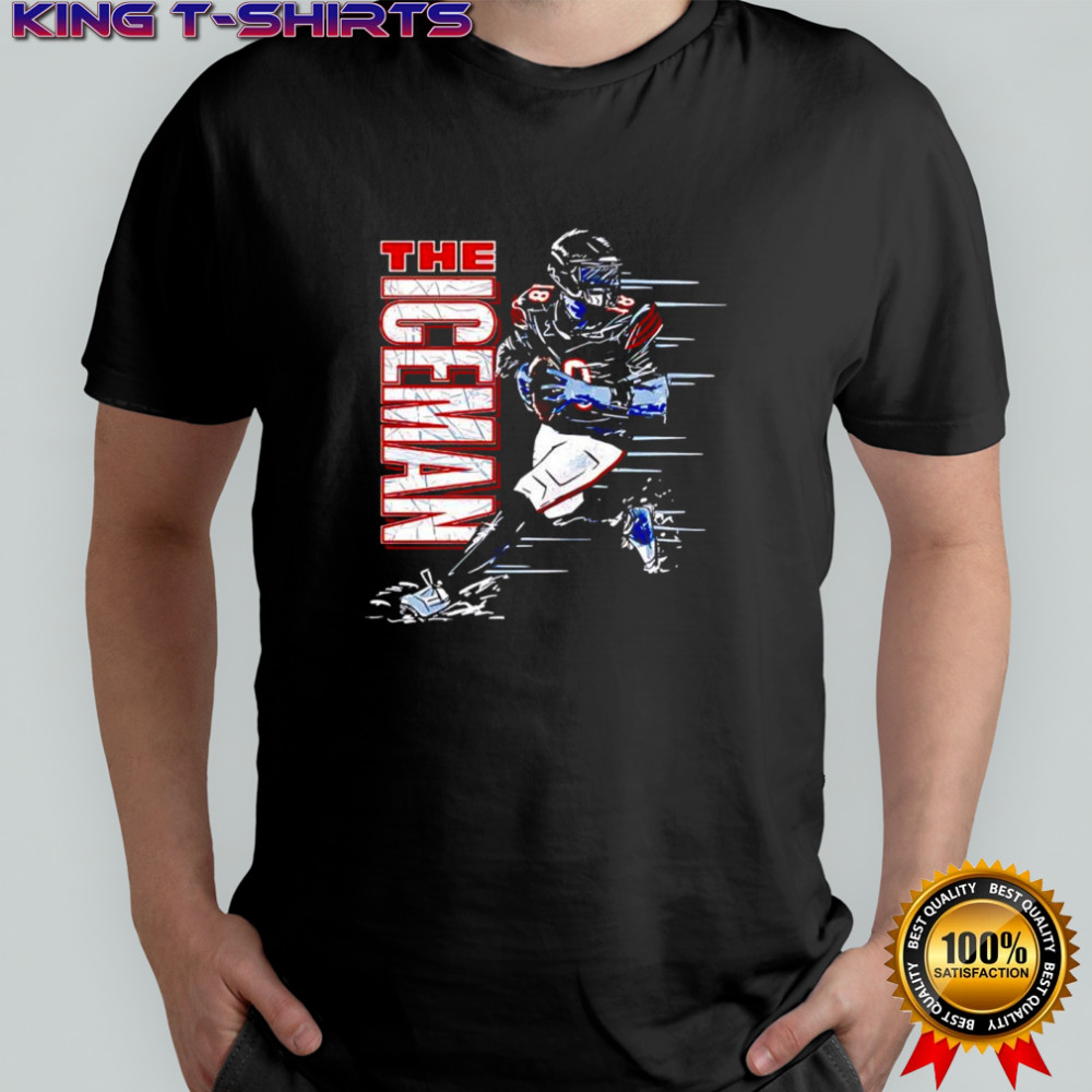 The Iceman Chicago Bear Player graphic shirt