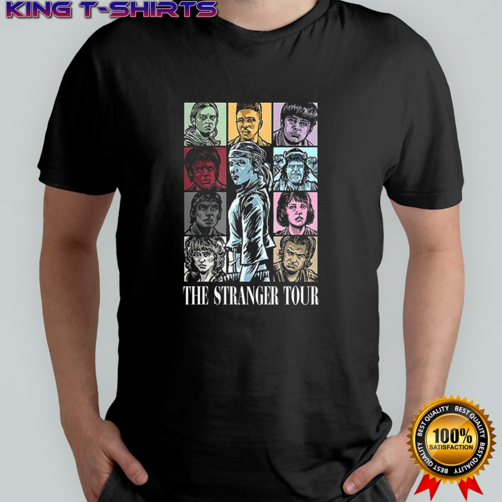 The Stranger Tour Stranger Things cartoon retro shirt
