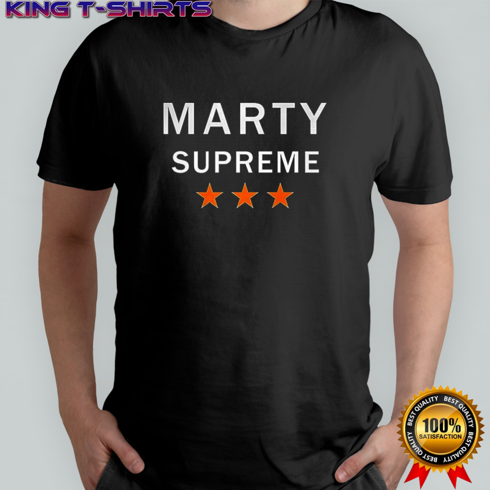 Timothee Chalamet Marty Supreme logo shirt
