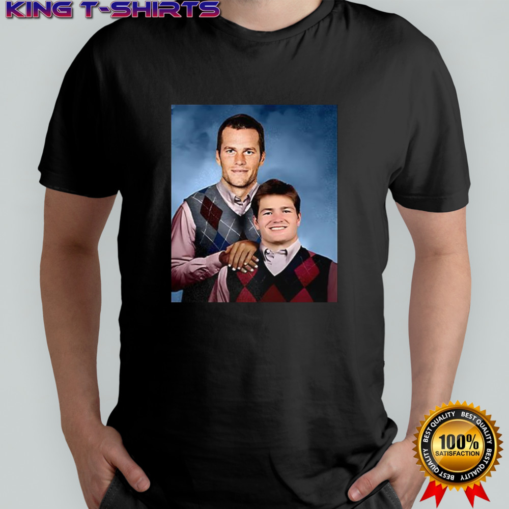 Tom Brady and Drake Maye New England Football Step Brother shirt