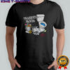 Trashed panda funny drunk raccoon party animal joke graphic shirt