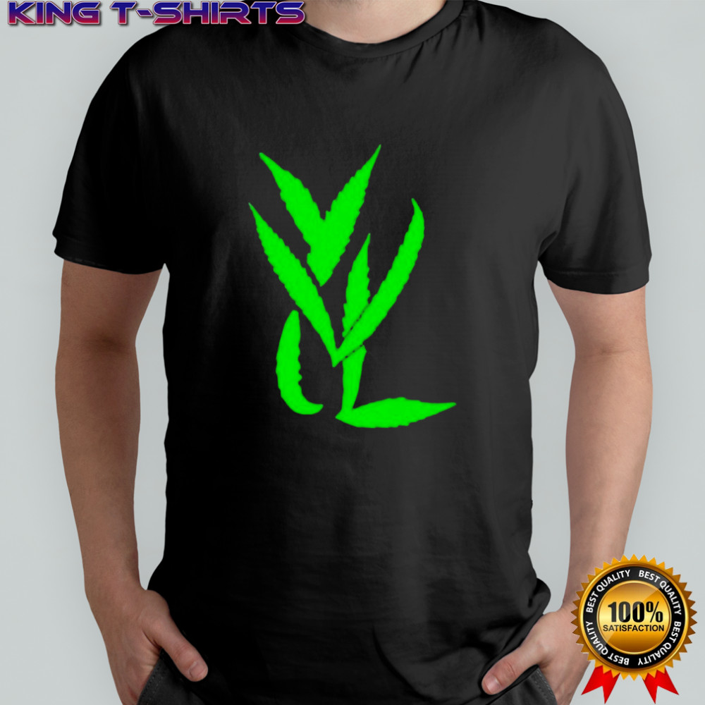 Trimset Green On Black Shirt
