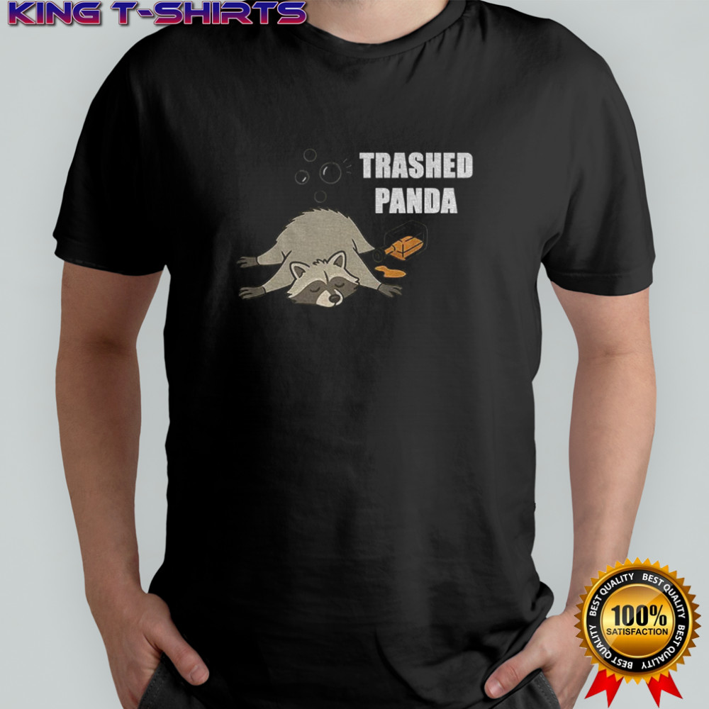 True Story of Raccoon in Virginia Liquor Story Trashed Panda shirt