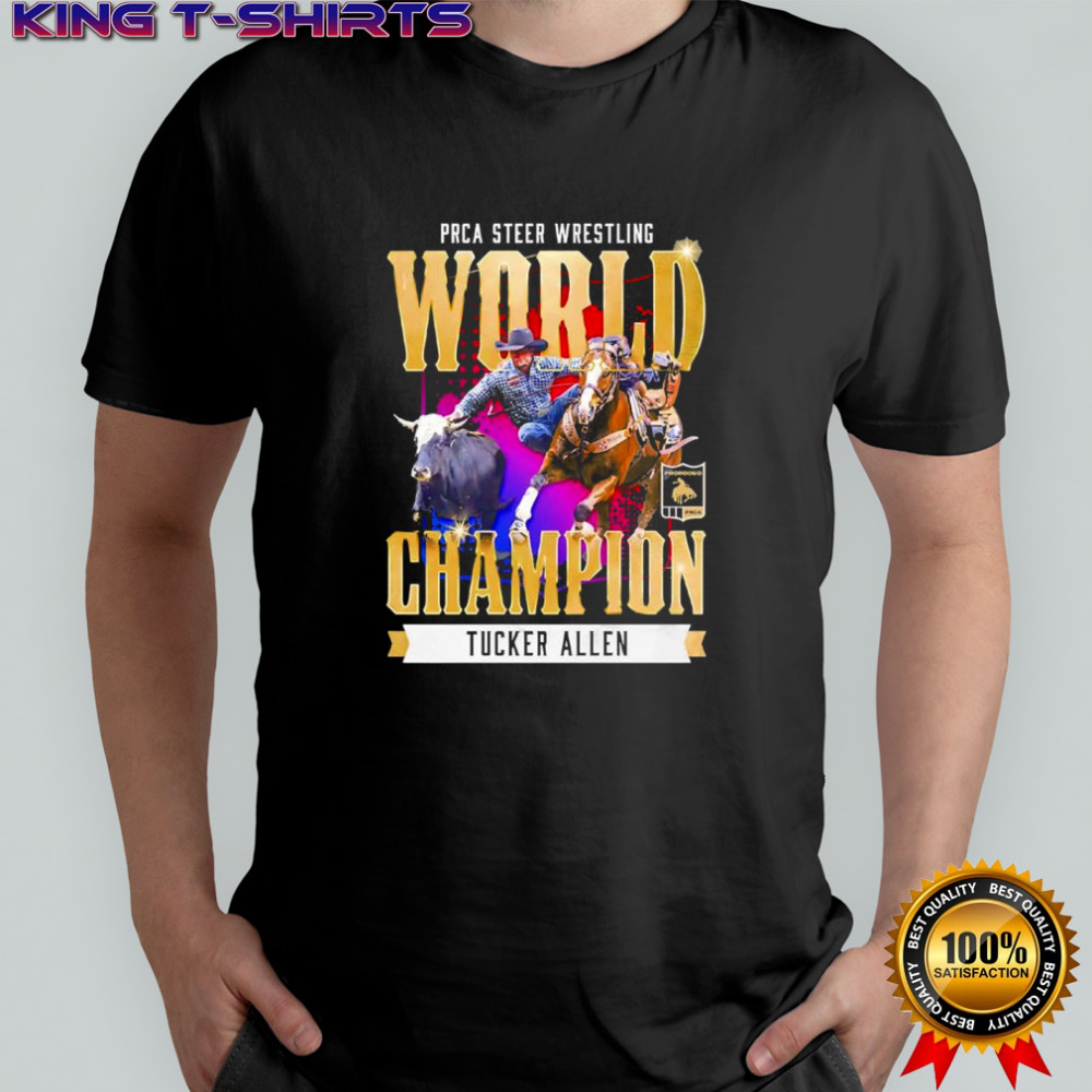 Tucker Allen NFR 2025 PRCA Steer Wrestling World Champion shirt