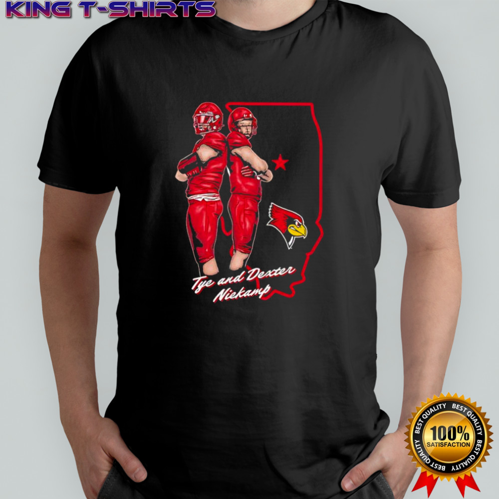 Tye and Dexter Niekamp Louisville Cardinals two football players shirt