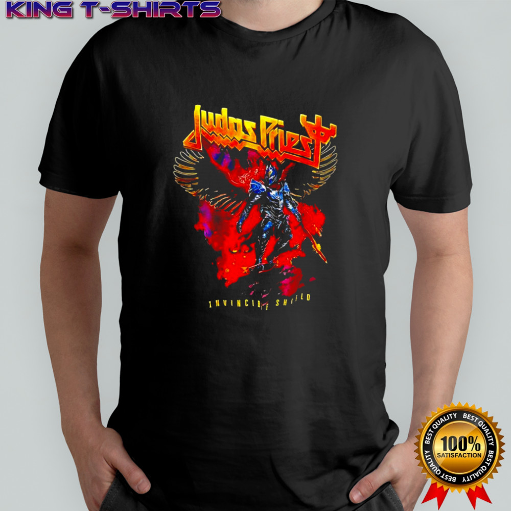 udas Priest Invincible Shield graphic shirt