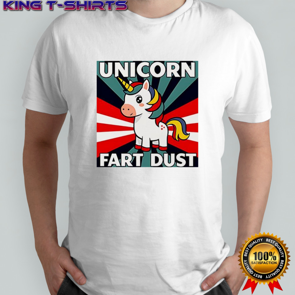 Unicorn fart dust cartoon shirt