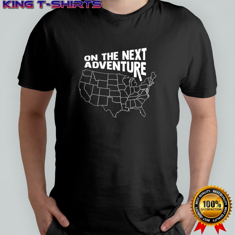 United States Map on the next adventure shirt