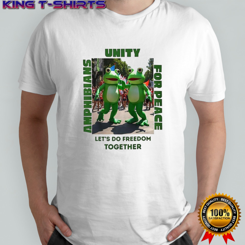 Unity frog let’s do Freedom together shirt