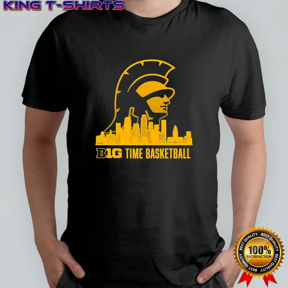 USC Trojans Big Ten Time basketball city skyline shirt