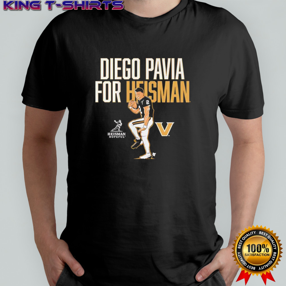 Vanderbilt Football Diego Pavia for Heisman Statue Pose shirt