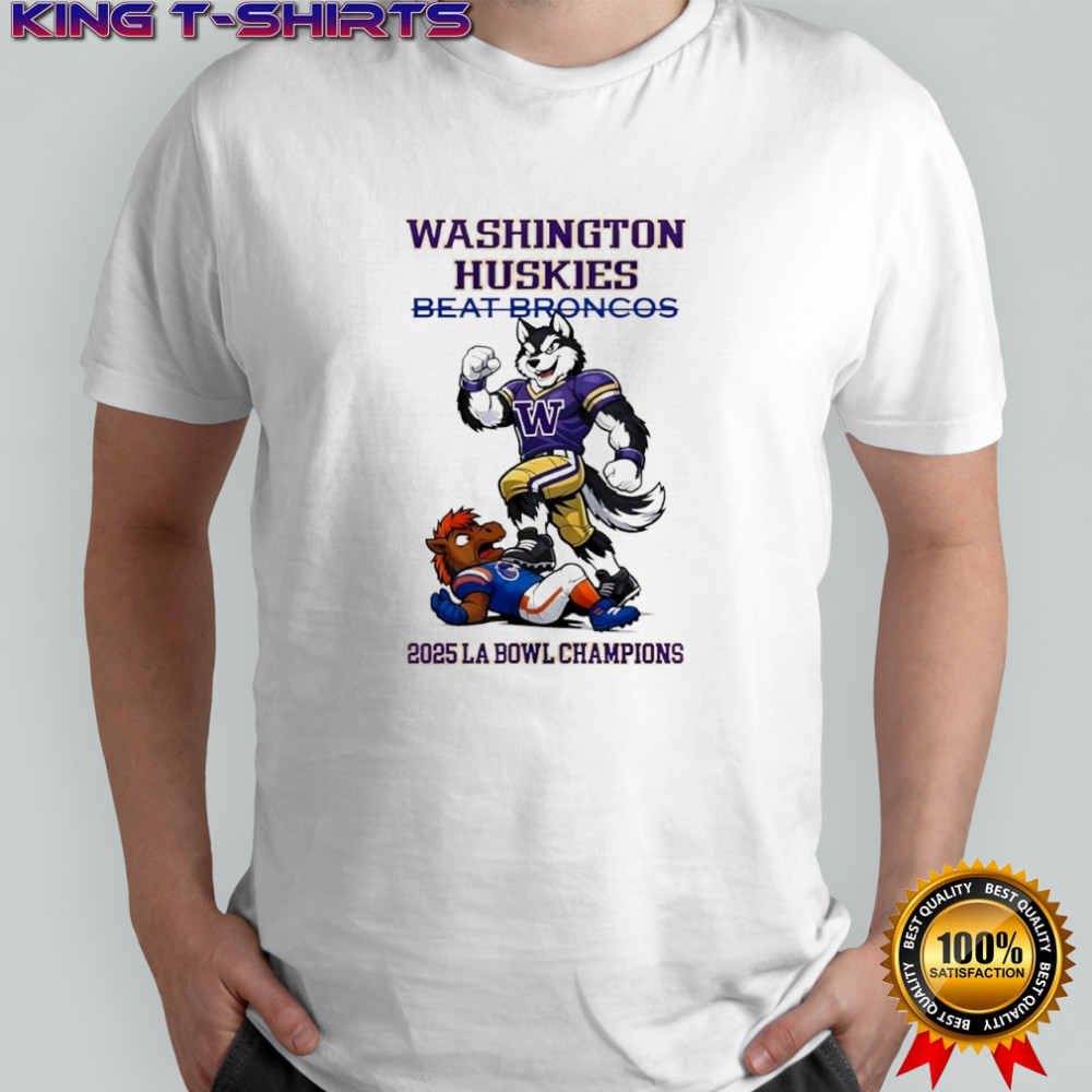 Washington Huskies 2025 LA Bowl Champions Shirt