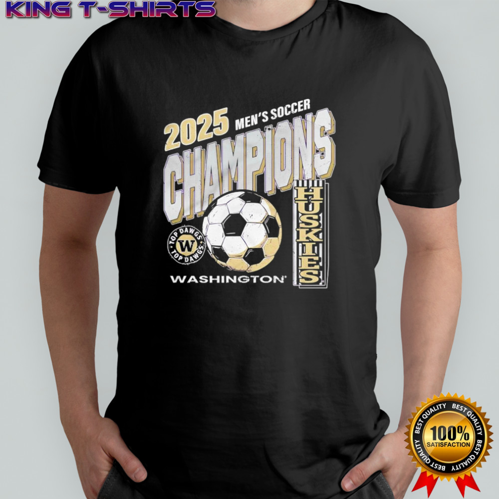 Washington Huskies 2025 Men’s Soccer National Champions shirt