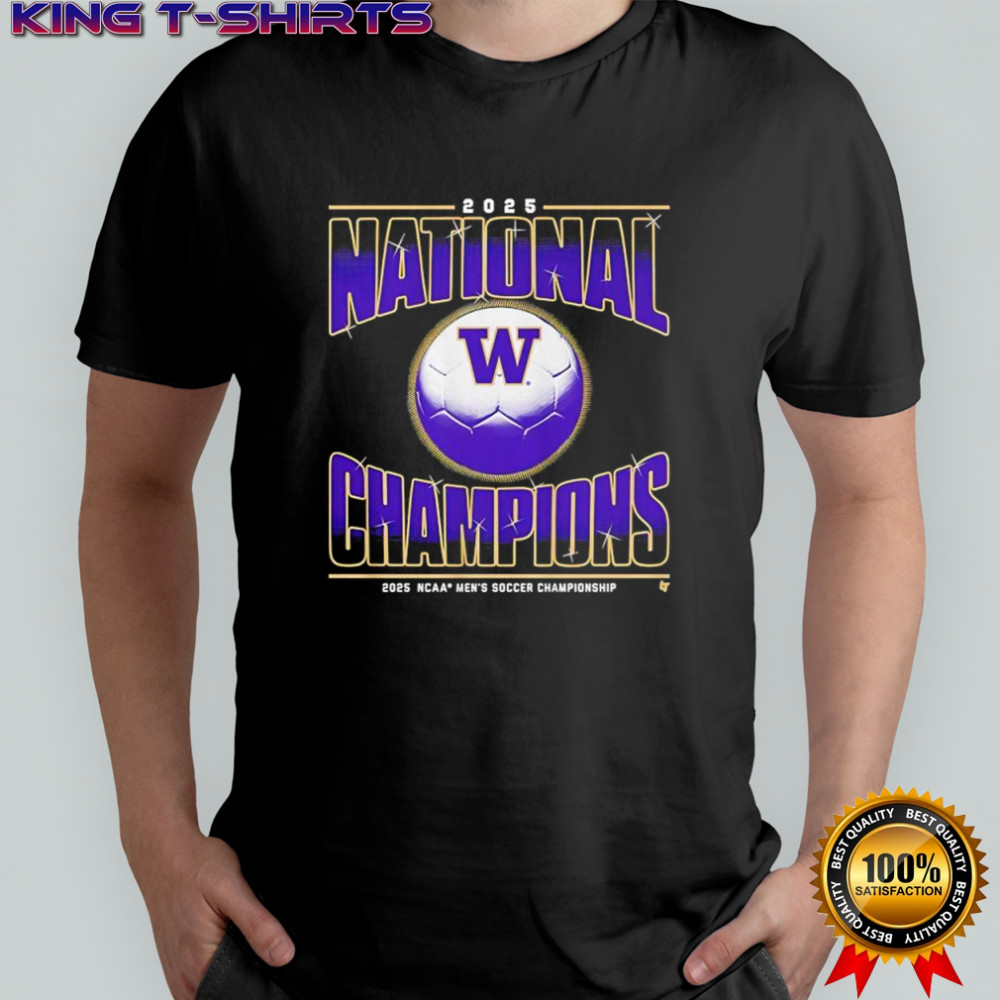 Washington Huskies 2025 NCAA Men’s Soccer National Champions shirt
