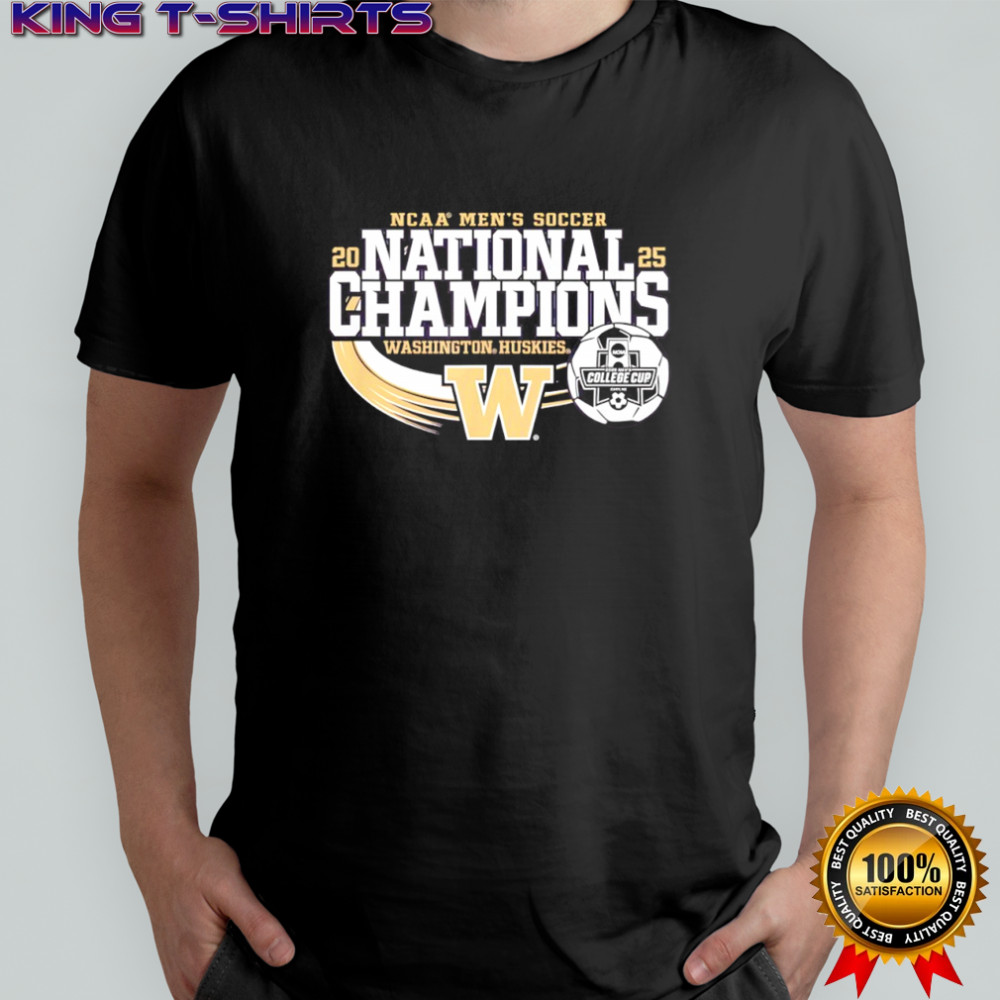 Washington Huskies National Champs 2025 Men’s Soccer shirt