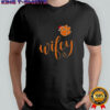 Wifey Clemson Tigers Santa Hat Merry Christmas T-Shirt