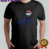 Wifey Connecticut Huskies Santa Hat Merry Christmas T-Shirt
