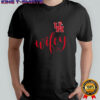 Wifey Houston Cougars Santa Hat Merry Christmas T-Shirt