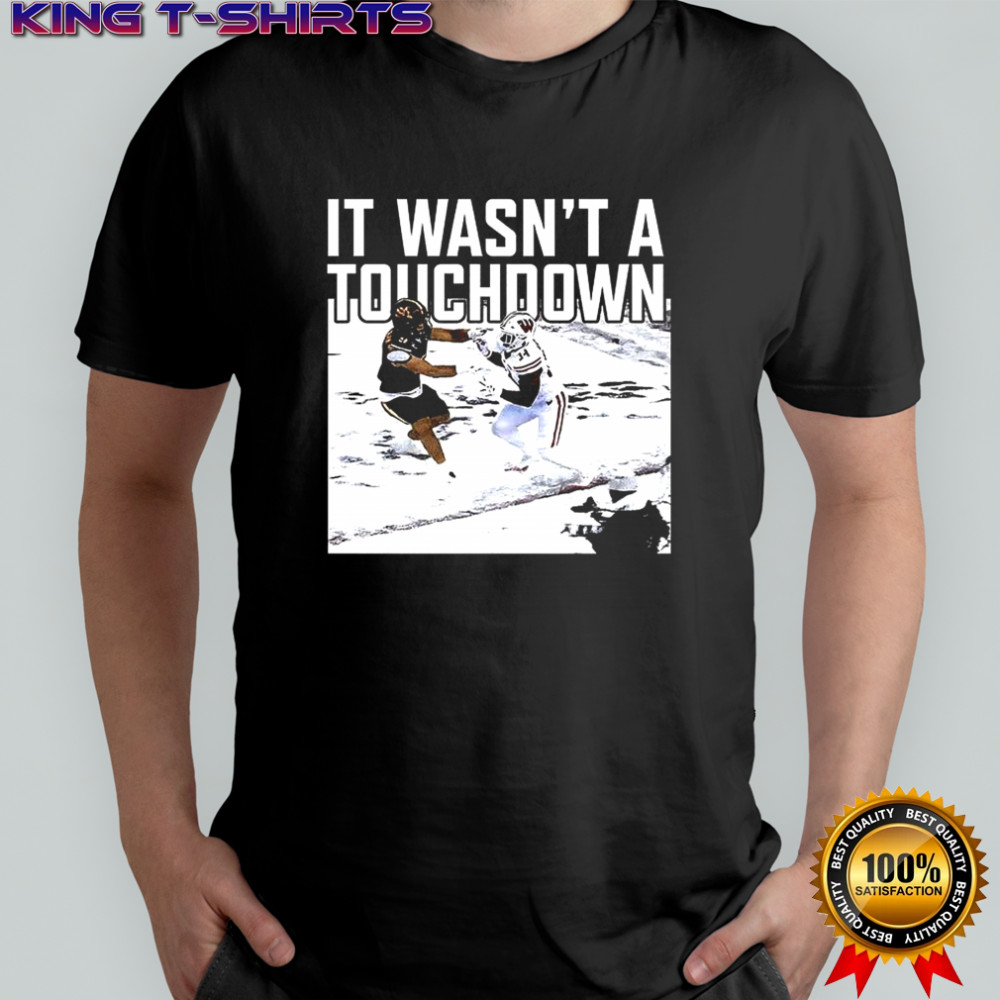 Wisconsin Badgers vs Minnesota Golden Gophers it wasn’t a touchdown shirt