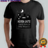 Women unite take back the night slogan meme city skyline shirt