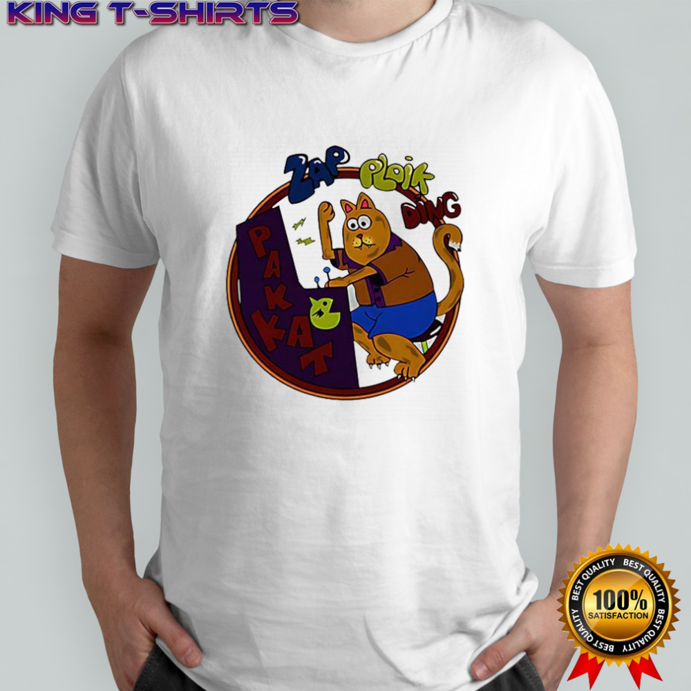 Zap ploik ding pakkat cat playing ding dong shirt