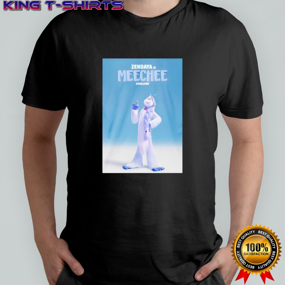 Zendaya Is Meechee In Smallfoot Shirt