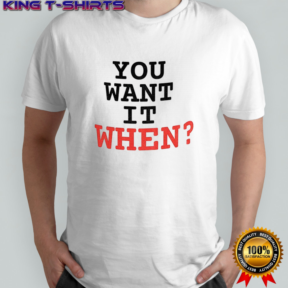 Zootopia Flash the Sloth you want it when shirt