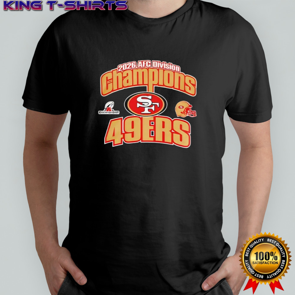 2026 AFC Division Champions SF.49ers logo items shirt