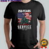 250 of years America anniversary Semiquincentennial US flag shirt