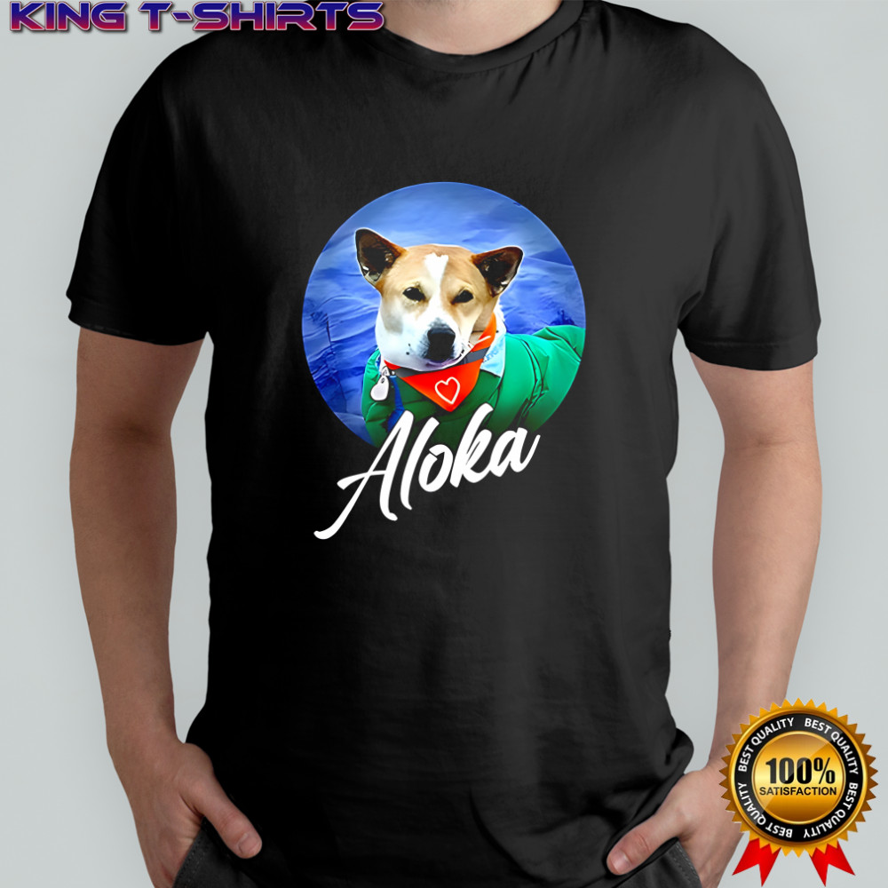 Aloka dog walk for peace retro shirt