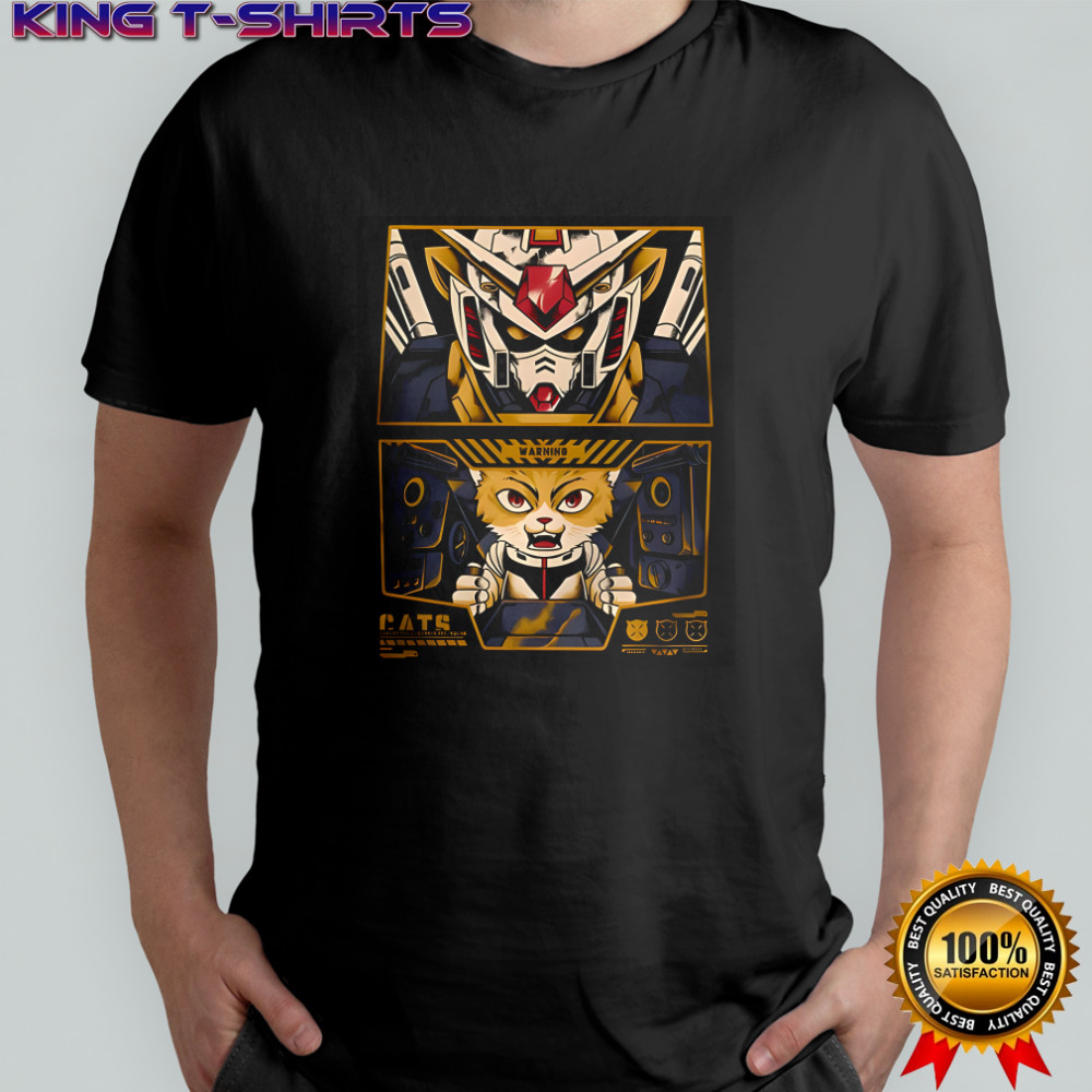 Amuro The Cat RX-78-2 Gundam anime shirt