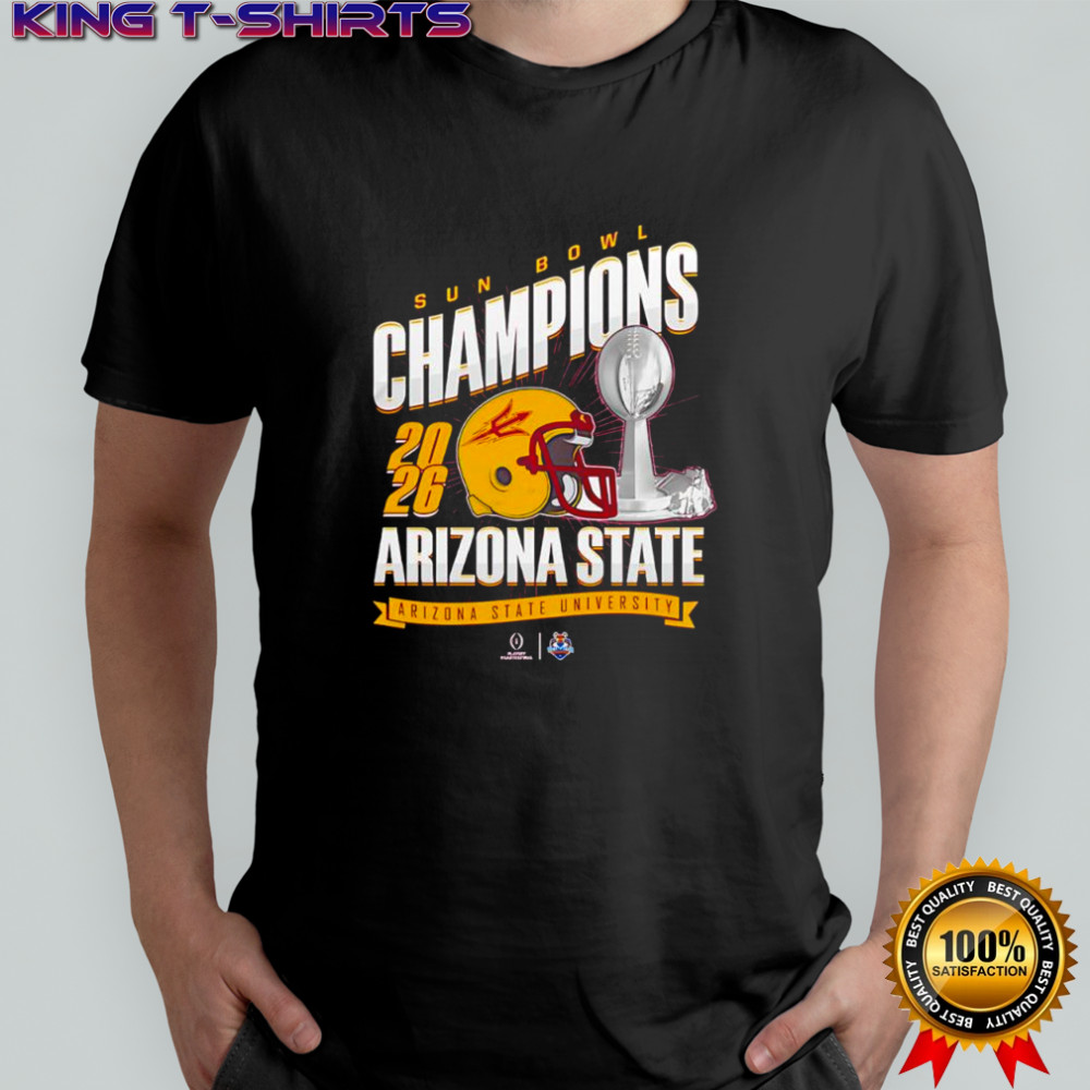 Arizona State Sun Devils 2026 Sun Bowl Champions Tony the Tiger shirt