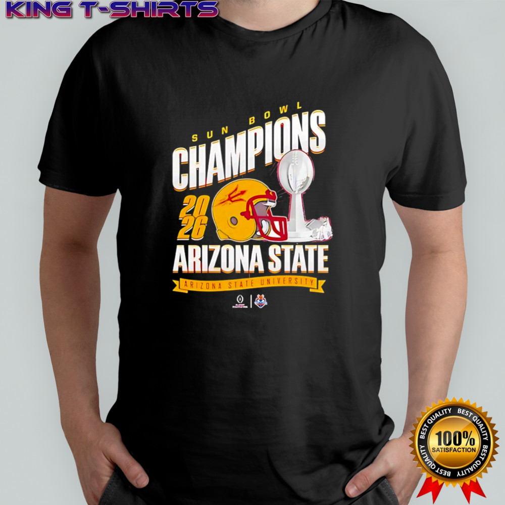 Arizona State Sun Devils Sun Bowl Champions 2025 shirt