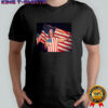 Arnold Schwarzenegger US Citizenship 1983 American flag retro shirt