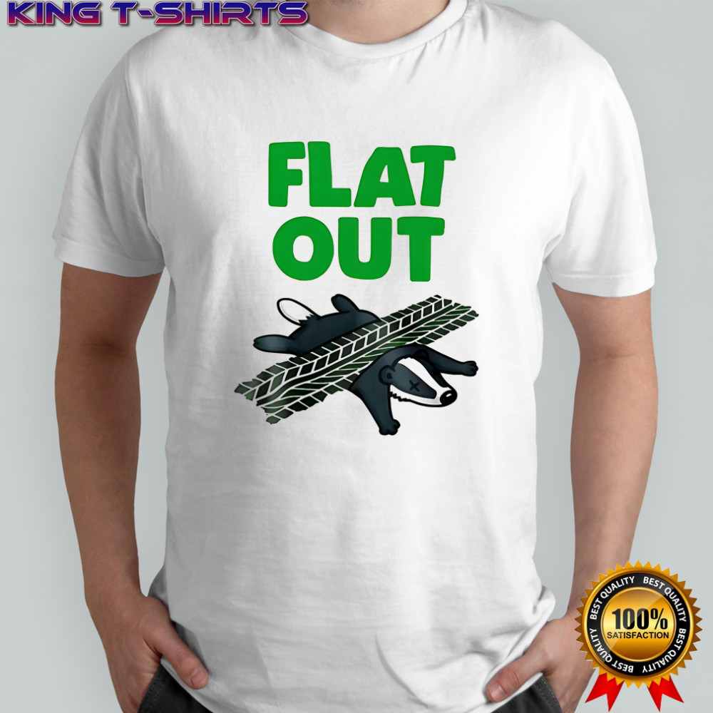 Badger flat out shirt