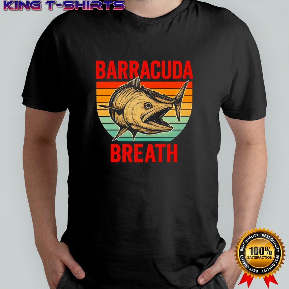 Barracuda Breath Funny Fishing Vintage shirt