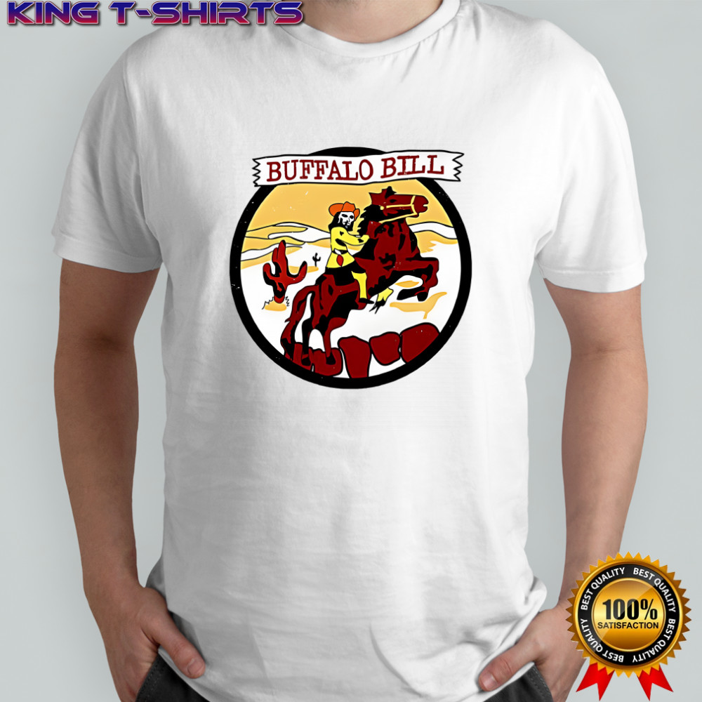 Buffalo Bill cowboy priest version logo retro shirt