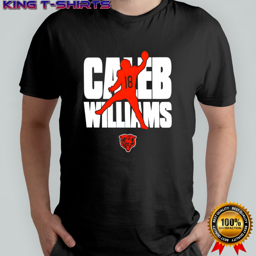 Caleb Williams #18 Chicago Bears logo shirt