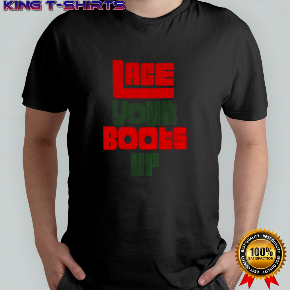 CanesInSight lace your boots up shirt