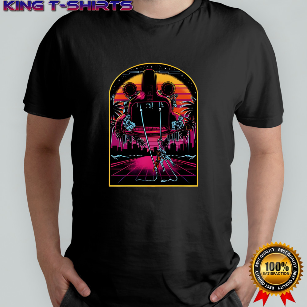 Canine Assault retro futurism shirt