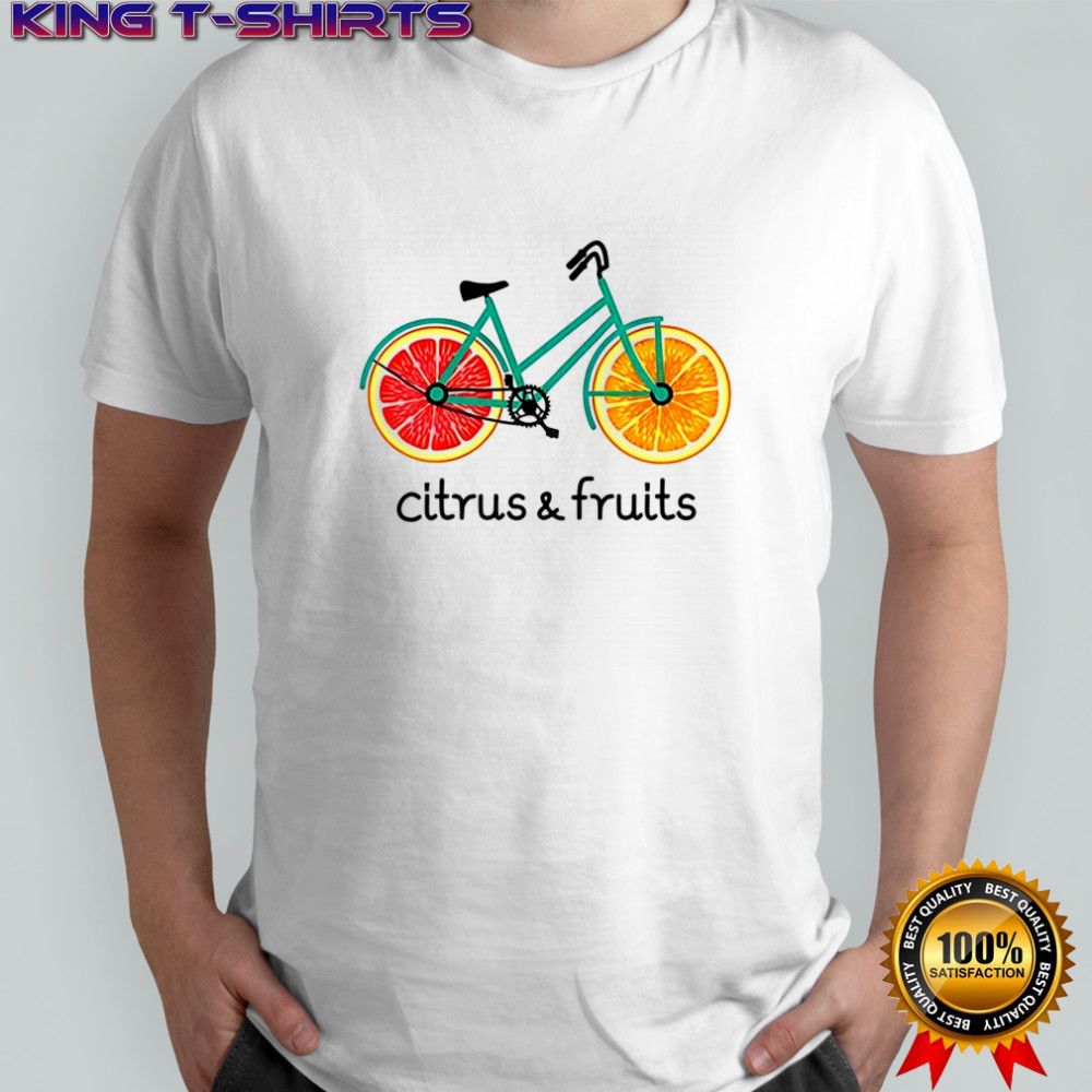 Citrus and fruits bicycle shirt