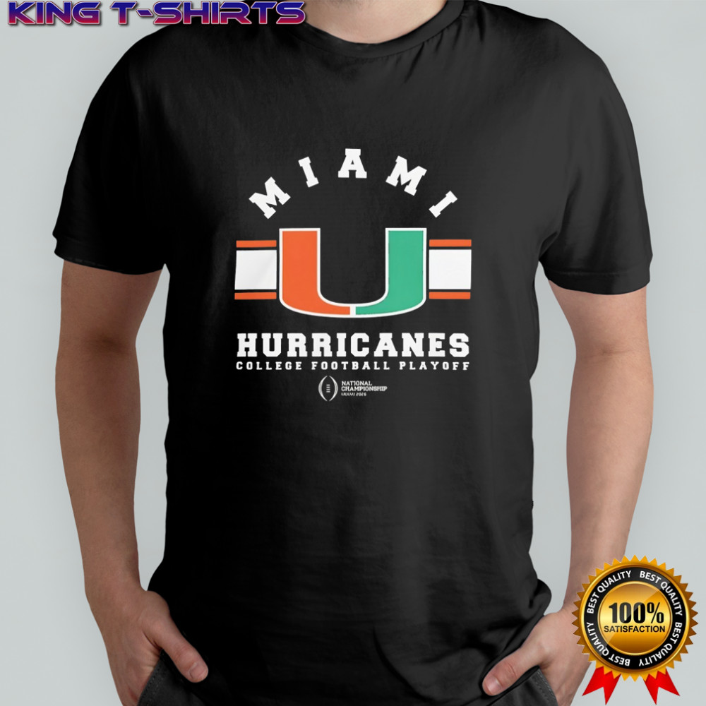 College Football Playoff Miami Hurricanes 2026 National Championship Logo shirt